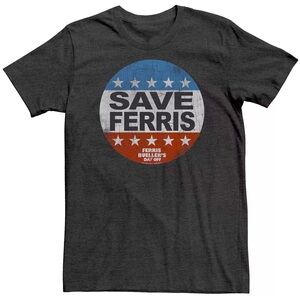 Save Ferris-Dark Grey graphic tee-size small